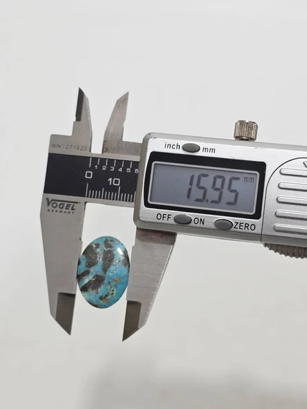 Doğal İran Nişabur Firuze (Turkuaz) Taşı 20 Karat - 3,95 Gram - Resim 3