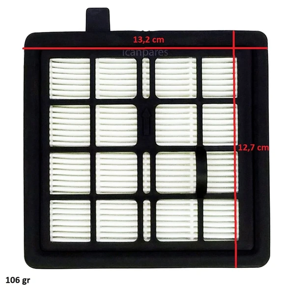 Fakir İle Uyumlu Bonnie Clyde Elektrikli Süpürge Hepa Filtre - Resim 3