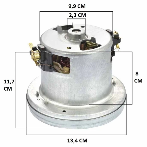Elektrikli Süpürge Motoru 1800 W - BT 26 - Resim 2