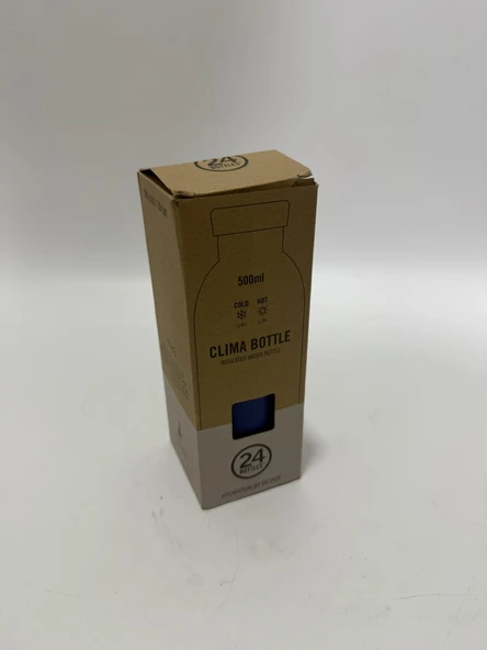 24Bottles Clima Bottle Gold Blue Paslanmaz Çelik Termos 500ml - Resim 5