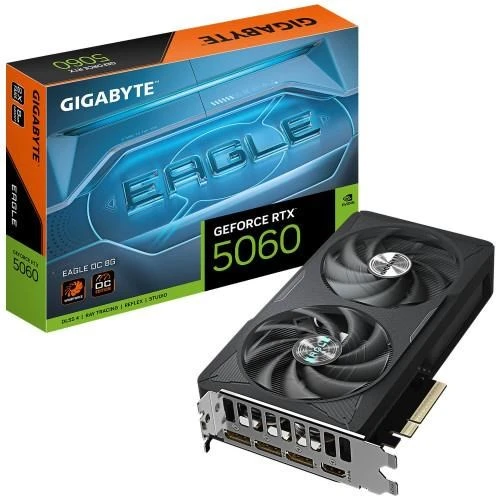 GIGABYTE 8GB RTX5060 EAGLE OC GV-N5060EAGLE OC-8GD GDDR7 HDMI-DP PCIE 5.0 ürün görseli