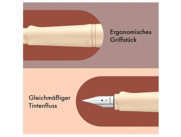 Lamy Safari Krem Dolma Kalem 1236337 (2022 Özel Seri) - Resim 4