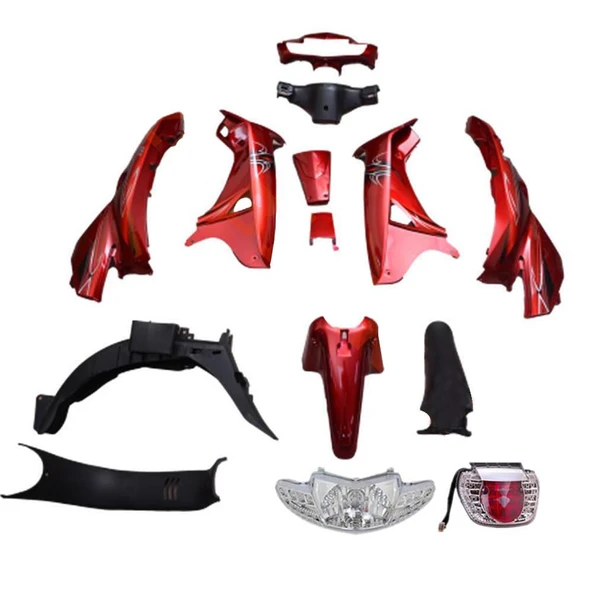 KAPORTA SET [KIRMIZI] [FAR+STOP+SİNYAL DAHİL] MONDIAL SFC - SFC MINI ürün görseli 1