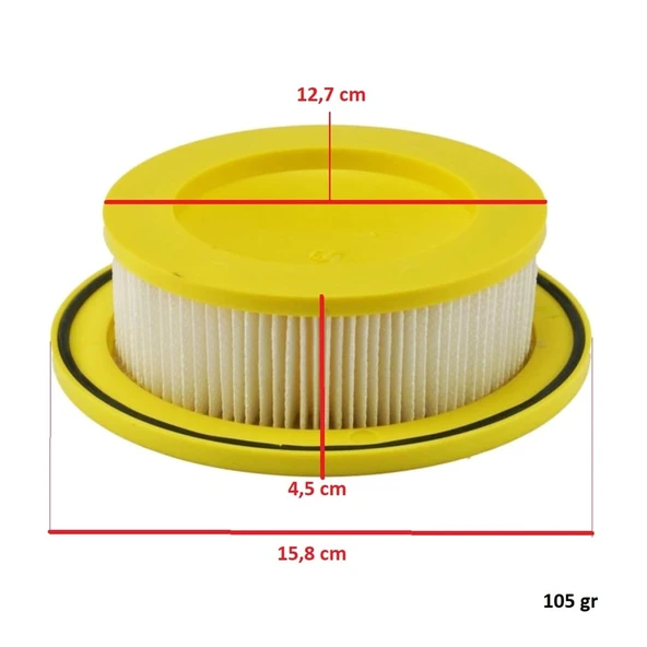 Arçelik İle Uyumlu S 7500 Elektrikli Süpürge Sarı Hepa Filtre - Resim 4