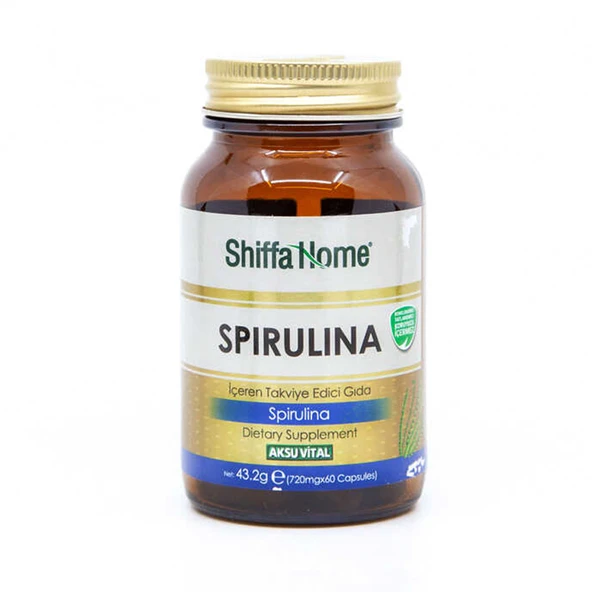 Shiffa Home Spirulina içeren Takviye Edici Gıda 60 Kapsül - Resim 2