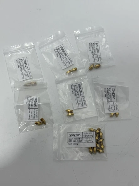 Creality Ender 3 Pirinç Nozzle Seti 24 Adet - Resim 3