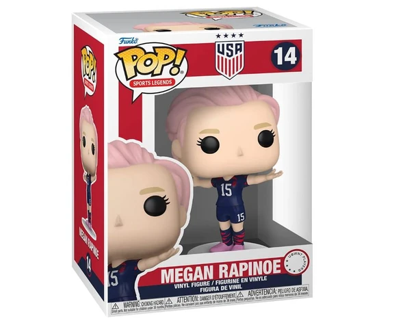 Funko Pop Abd Kadın Milli Futbol Takımı Megan Rapinoe 14 Figür - Resim 2