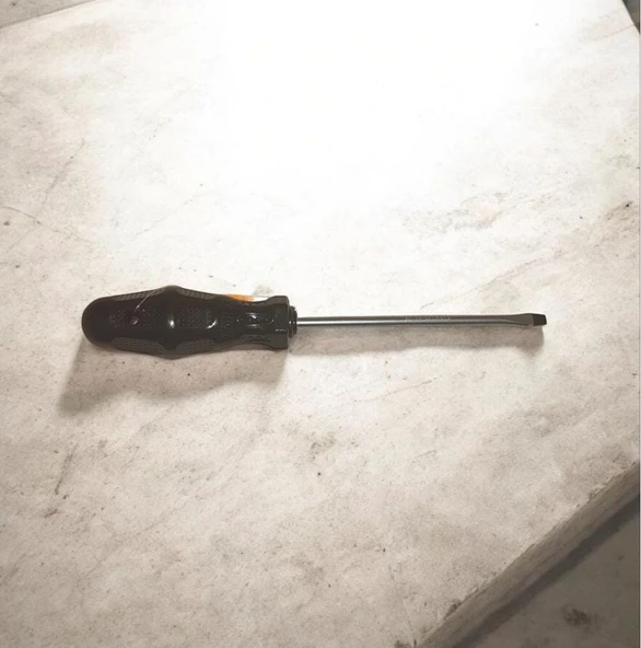 6x150 Black Serisi Düz Tornavida mıknatıslı - Resim 2