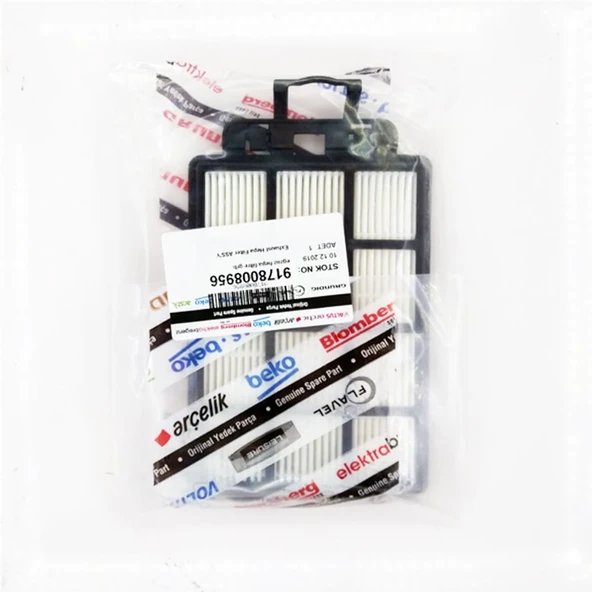 Arçelik İle Uyumlu 9178008956 S 7540 7540T Elektrikli Süpürge Hepa Filtre - Resim 4