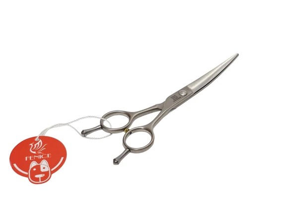 Fenice FEHD-60Q 45° Kavisli Pet Kuaför Makası ürün görseli