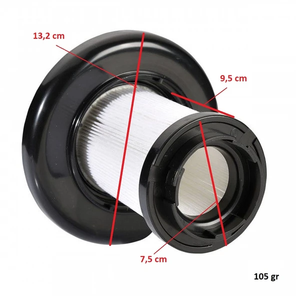 Arçelik İle Uyumlu 9181902007 S 7410 7420 7422 Elektrikli Süpürge Hepa Filtre - Resim 4