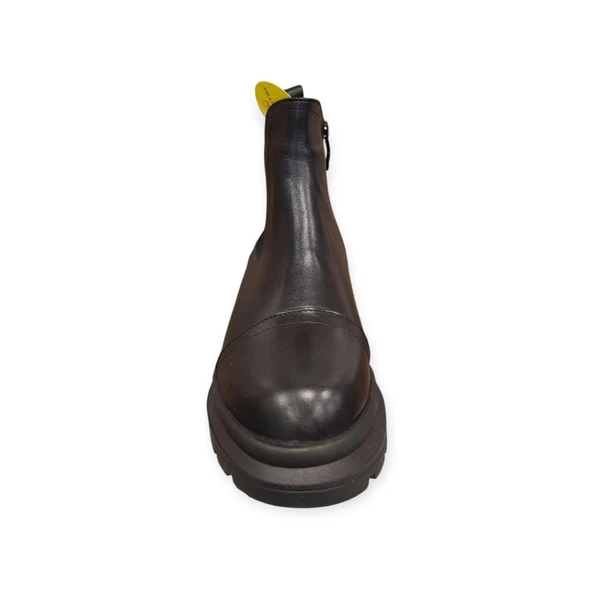 MAMMAMİA D25KB-1660 KISA TOPUK KADIN DERİ BOT - Resim 4