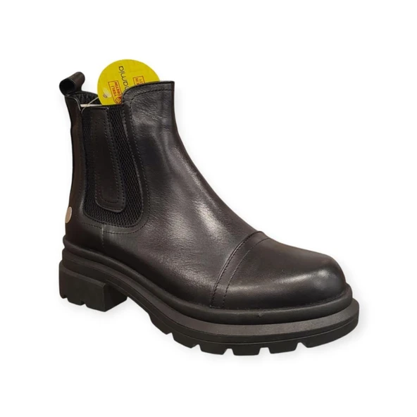 MAMMAMİA D25KB-1660 KISA TOPUK KADIN DERİ BOT - Resim 2