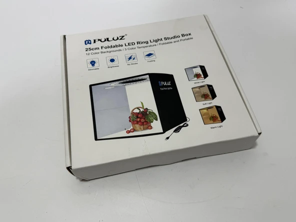 Puluz PU5027 Fotoğraf Çekim Çadırı 25x25x25cm - Resim 2