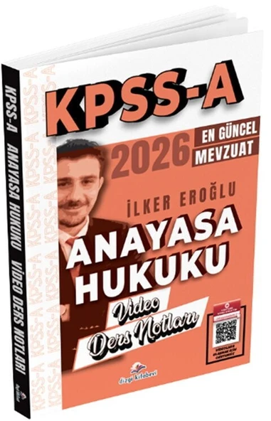 2026 KPSS A Grubu Anayasa Hukuku Video Ders Notları Dizgi Kitap ürün görseli 1