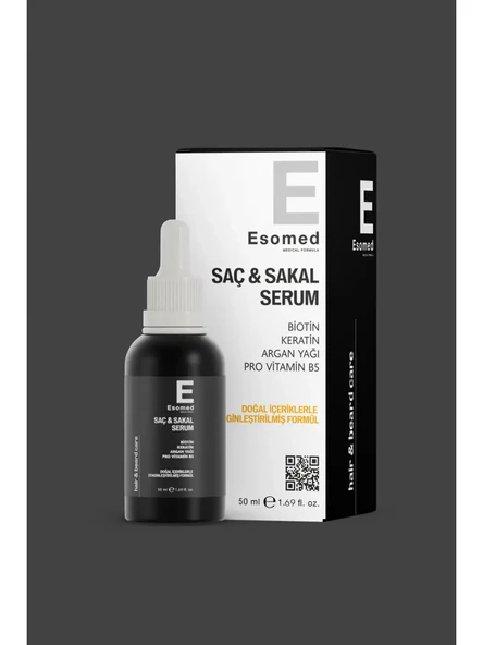 Esomed Saç & Sakal Serumu 50 ml ürün görseli
