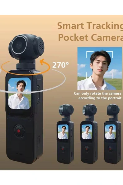 5K Ultra HD Aksiyon Kamerası Ultra Stabil Çekim, Anti-Shake Teknolojisi - Resim 4