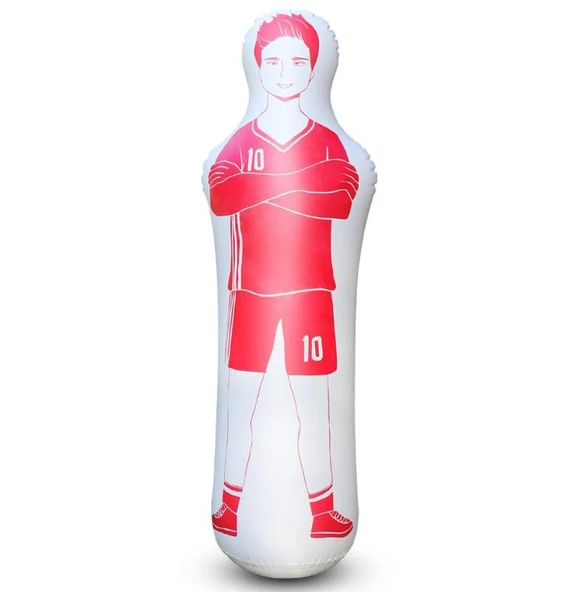 Şişme Baraj Adamı 160cm - Şişme Antrenman Kuklası Kırmızı ürün görseli 1