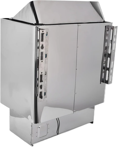 KIMISS İç Kontrollü 6kW Elektrikli Sauna Isıtıcı - Buhar odaları, Daireler, Oteller Ve Fitness Merkezleri Için Paslanmaz çelik Sauna sobası - 220V 50/60Hz - Resim 4