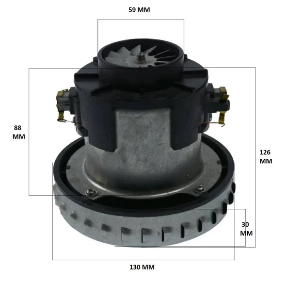Elektrikli Süpürge Motoru 1400 W - BT 56 - Resim 2