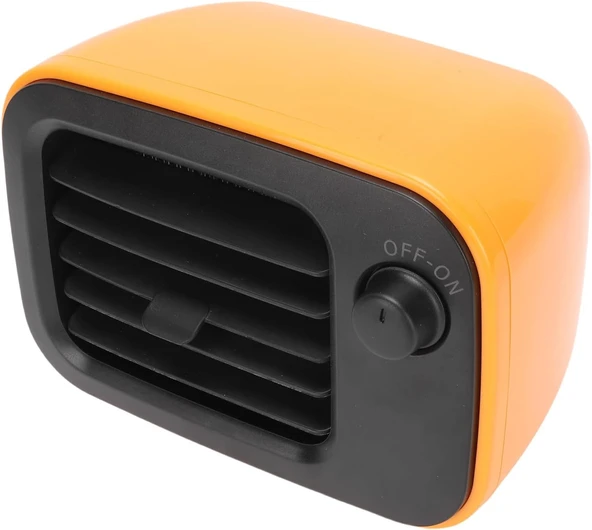 Luocute Uzay Isıtıcı, Aşırı Isınma Korumalı 500W Retro Sessiz Küçük Masa Isıtıcısı, Yatak Odası Oturma Odası Ofis Için ürün görseli