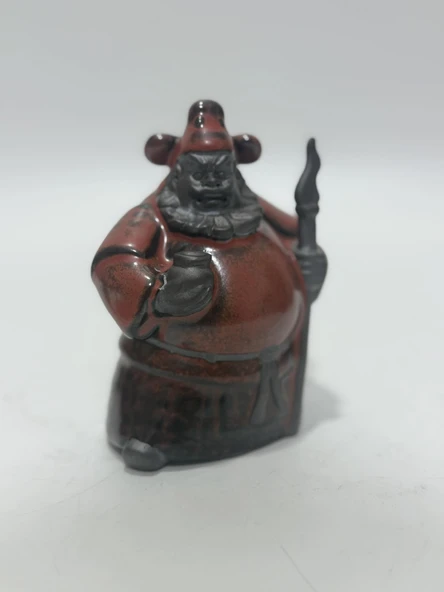 Zhang Fei Seramik Çay Seremonisi Figürü - Resim 2