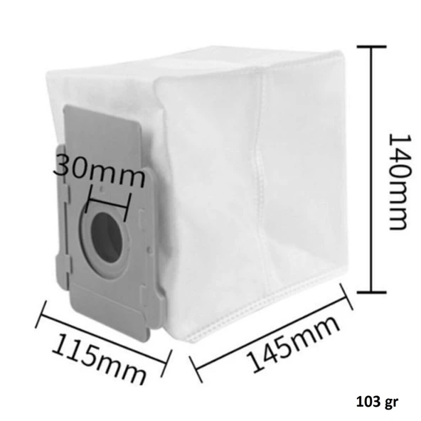 Room-ba İle Uyumlu i7 i7+ E5 E6 S9 S9+ Robotik Süpürge Toz Torbası 3 ADET - Resim 7