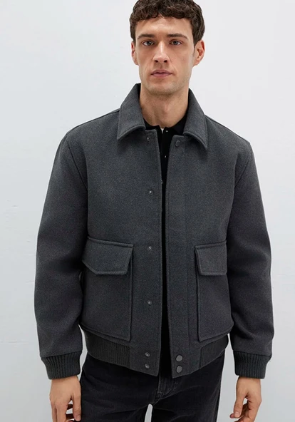 Mavi M0110658-80023 Yün Karışımlı Ceket Erkek Ceket - Resim 2