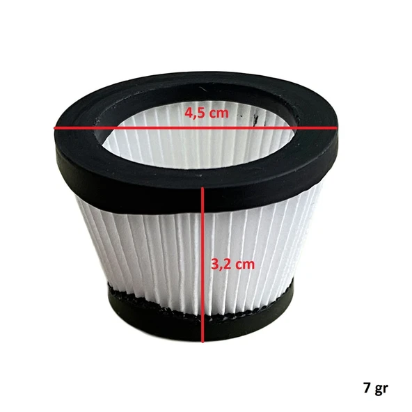 Deerma İle Uyumlu Mijia FVQ Cleanfly 2019 Araç İçi Süpürge Hepa Filtre 1 ADET - Resim 2