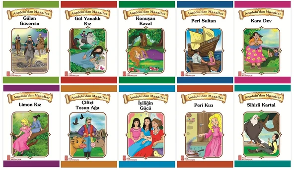 3.Sınıf Okumayı Sevdiren Renkli Resimli Hikayeler 2 - 10 Kitap - Resim 3