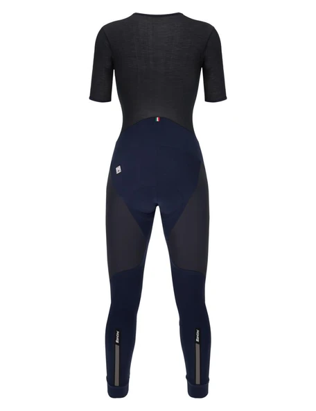 Santini VEGA DRY Kısa Kollu Kışlık Kadın Su Geçirmez Bisiklet Taytı 3W1182C3WVEGADRY - Resim 2