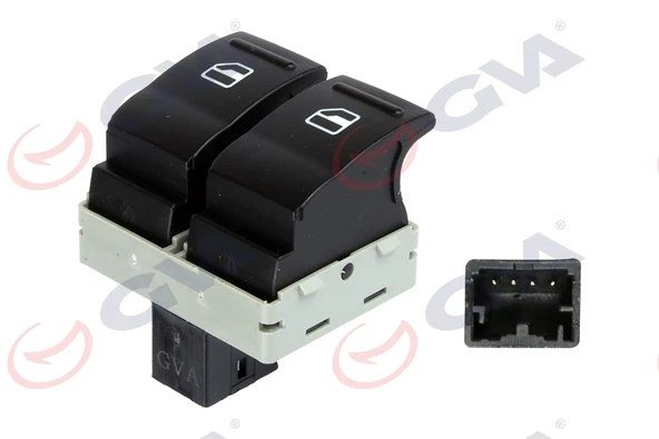GVA 8075031 CAM AÇMA ANAHTARI SOL TRANSPORTER T5 4FİŞ-ÇİFTLİ 7E0959855A ürün görseli