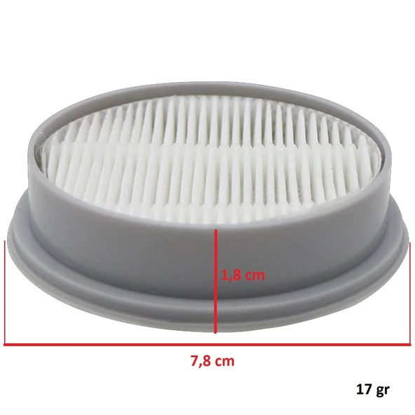 Deerma İle Uyumlu VC20S VC20 VC21 Şarjlı Dik Süpürge Hepa Filtre 1 ADET - Resim 4