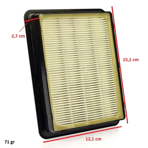 Fakir İle Uyumlu Ares Prestige 1800 2300 Azuro Clarris Twist  Elektrikli Süpürge Hepa Filtre - Resim 4