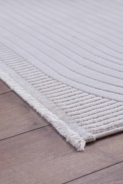 Gümüşsuyu Deco Avior 17447 Krem Dikdörtgen Geometrik Desenli Halı ürün görseli 1