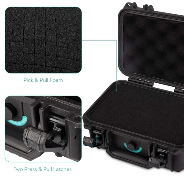 Navaris Özelleştirilebilir Hard Case Taşıma Çanta  23,5x19x11,2cm - Resim 4