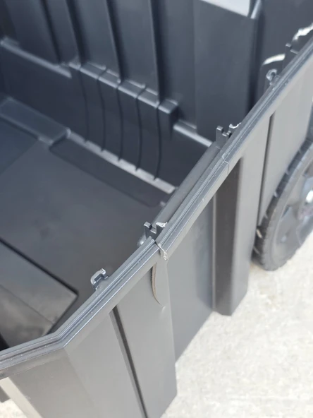 Dewalt TSTAK Ağır Hizmet Tipi Tekerlekli Derin Takım Çantası DW011 (Çıtır Darbeli) - Resim 7