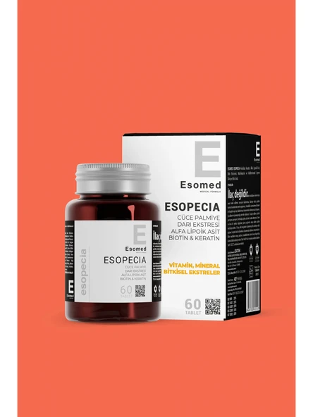 Esomed Especia Saç ve Tırnak Güçlendirici 60 Tablet ürün görseli