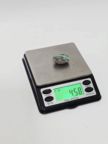 Doğal İran Nişabur Firuze (Turkuaz) Taşı 22,8 Karat - 4,55 Gram - Resim 6