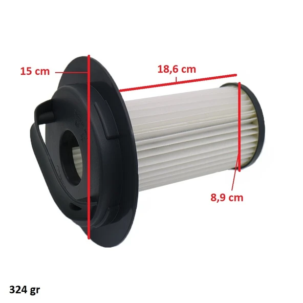 Philips İle Uyumlu FC 9201 9202 9204 9205 9207 9210 9211 9213 9214 9215 9218 Süpürge Silindir Filtresi - Resim 4