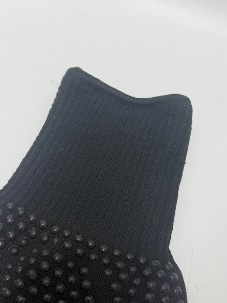 Yüksek Sıcaklık Dayanıklı Barbekü Fırın Eldiveni Siyah 32cm (1 Adet) - Resim 6