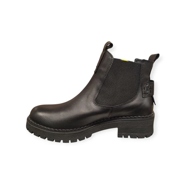 MAMMAMİA D25KB-1625 KISA TOPUK KAYMAZ CHELSİ DERİ KADIN BOT - Resim 3