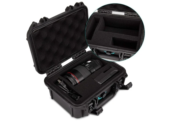 Navaris Özelleştirilebilir Hard Case Taşıma Çanta  23,5x19x11,2cm - Resim 2