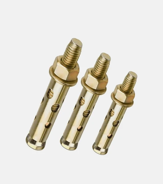 Uzun Çelik Dübel Gömlekli 8 CM -5 Adet - Resim 3