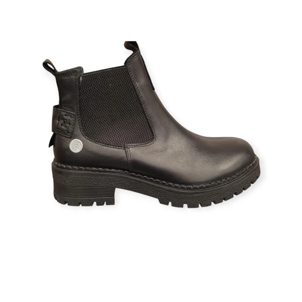 MAMMAMİA D25KB-1625 KISA TOPUK KAYMAZ CHELSİ DERİ KADIN BOT ürün görseli