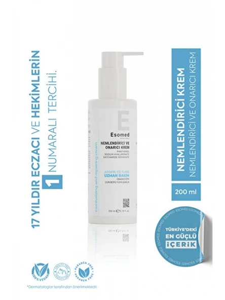 Esomed Nemlendirici ve Onarıcı Bakım Kremi 200 ml ürün görseli