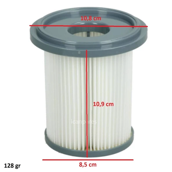 Philips İle Uyumlu FC 8732 8734 Elektrikli Süpürge Silindir Hepa Filtre - Resim 3