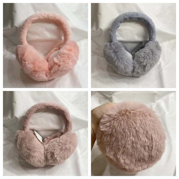 SOĞUKTAN KORUYUCU SOFT PELUŞ KATLANABİLİR KULAK KORUYUCU KULAKLIK - Resim 6
