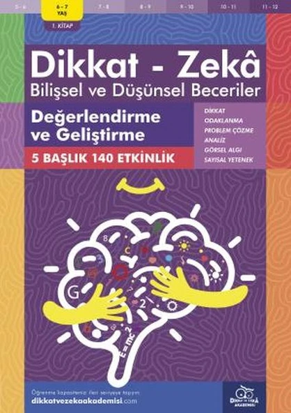 Değerlendirme ve Geliştirme (6-7 Yaş) - Dikkat Zeka ürün görseli