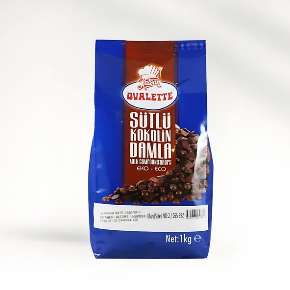 OVALETTE SÜTLÜ DAMLA KOKOLİN 1KG ürün görseli